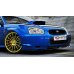 Накладка сплиттер на передний бампер на Subaru Impreza II WRX STI Blobeye